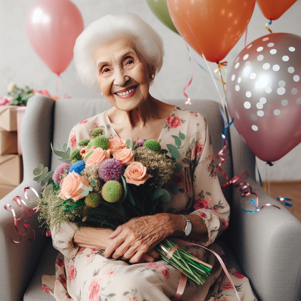 Grandma celebrating one more year