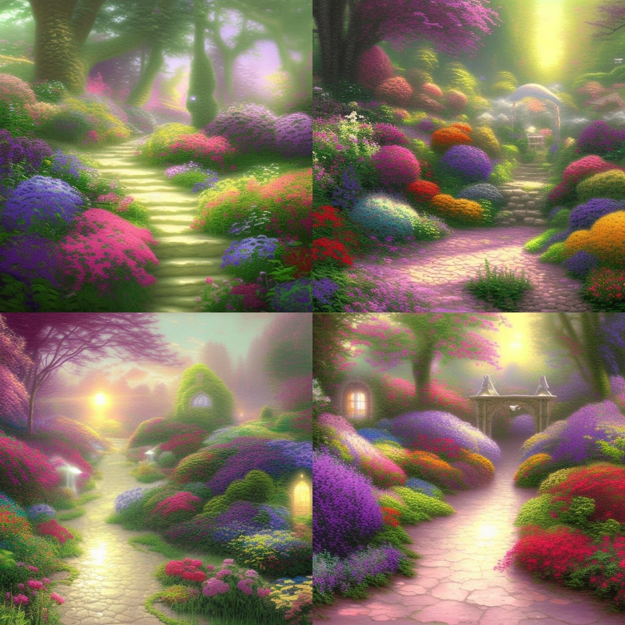 Secret flower garden
