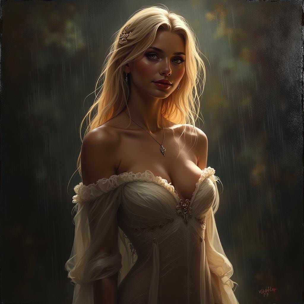 Veil of Midnight: The Lure of Moonlit Mystique v1