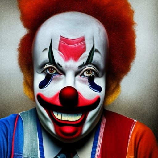 Sad clown