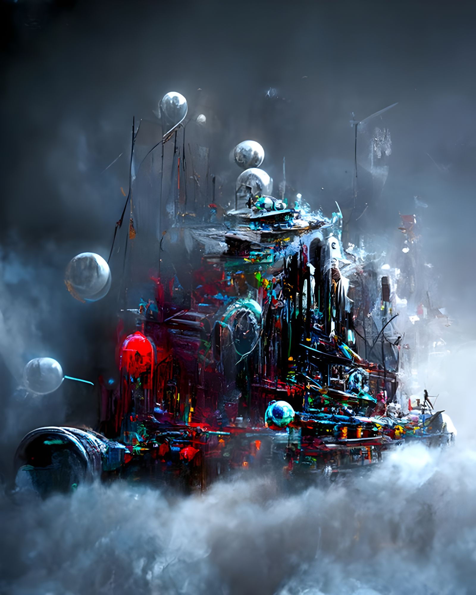 Foggy night