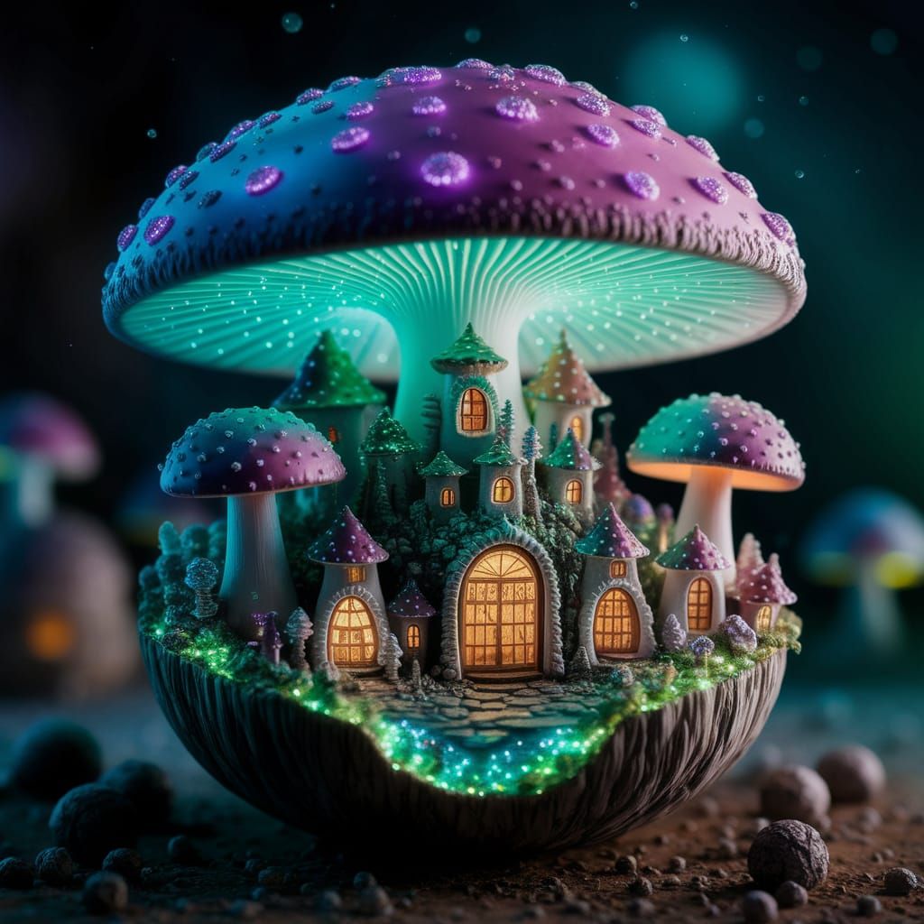 Miniature World  by @Huginn