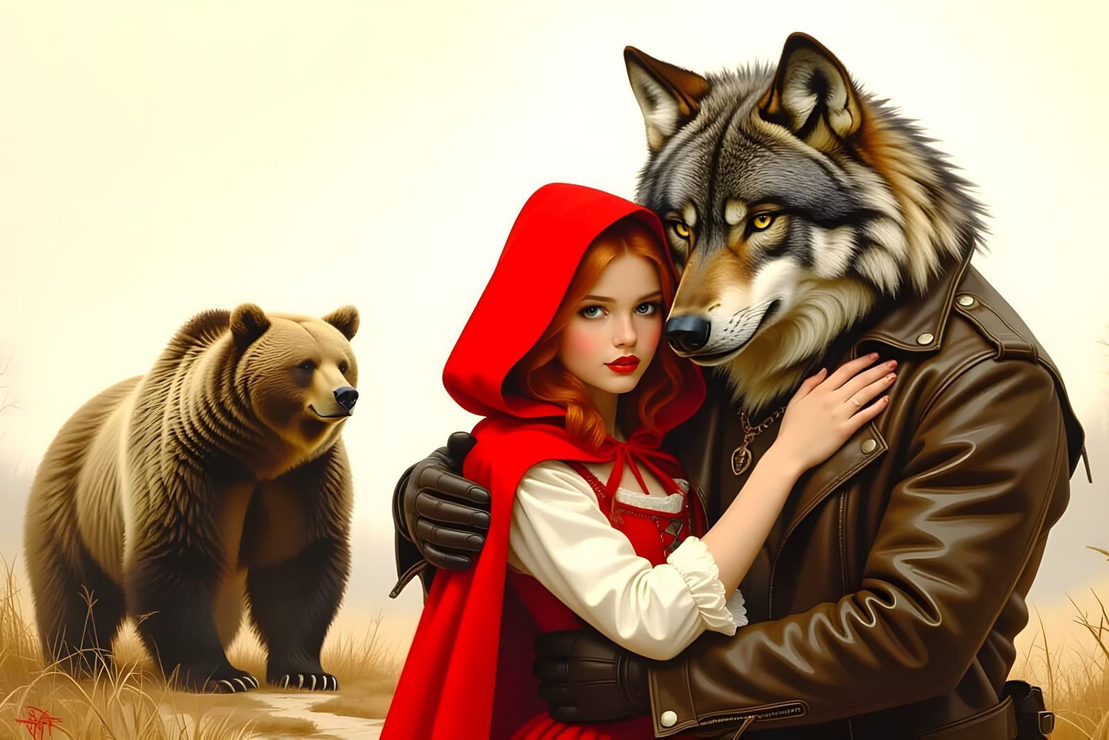  Big Bad Wolf Protector Kind Beast  by @Gary Murakami