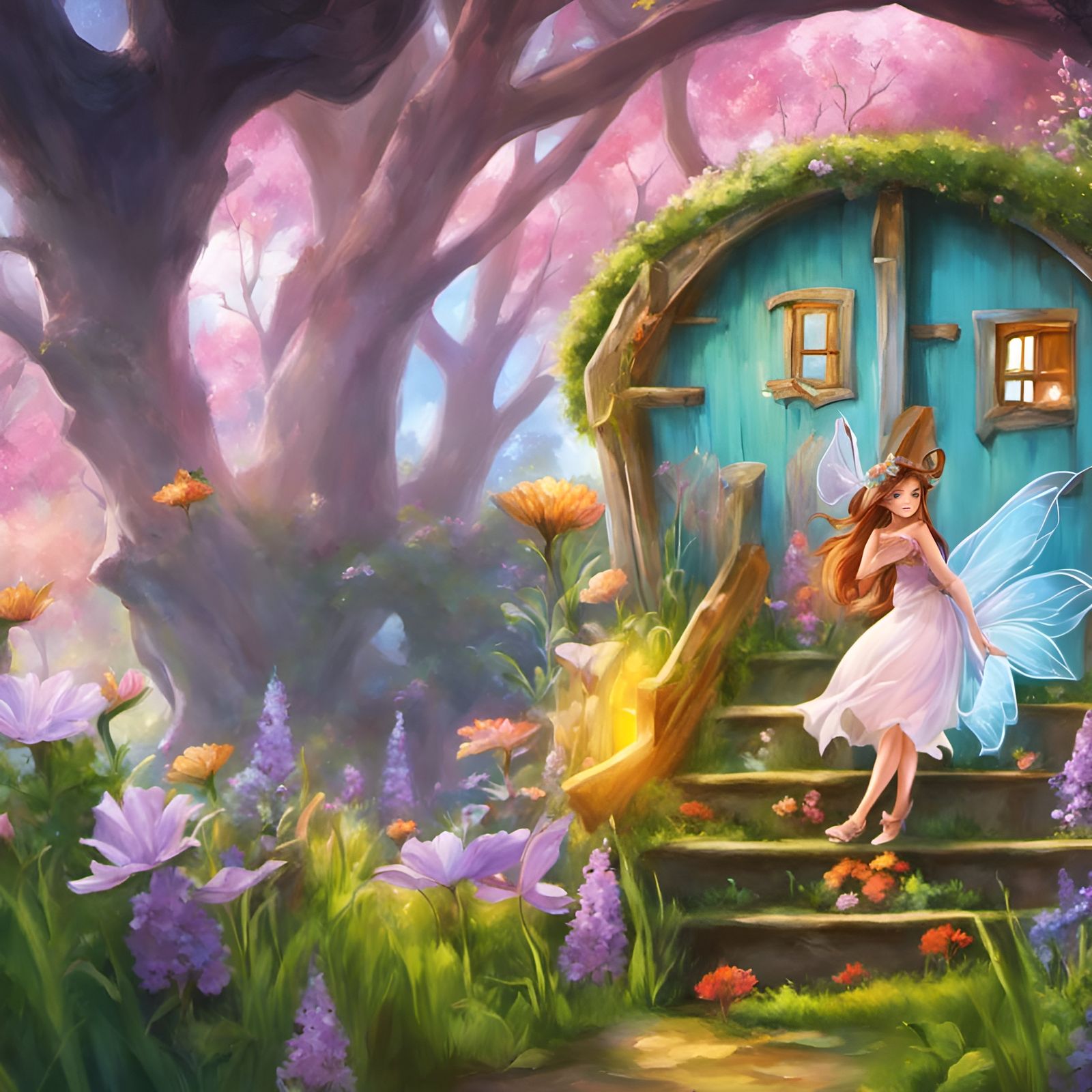 Fantasy fairy house, fantasy fairy