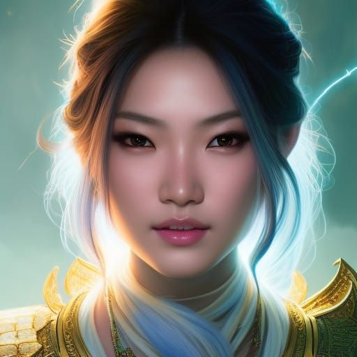 Female Mage Portrait - AI Generated Artwork - NightCafe Creator