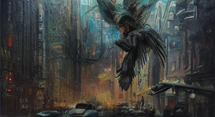Marvel Comics, Studio Ghibli, ultra-detailed,  hyper-colors,...