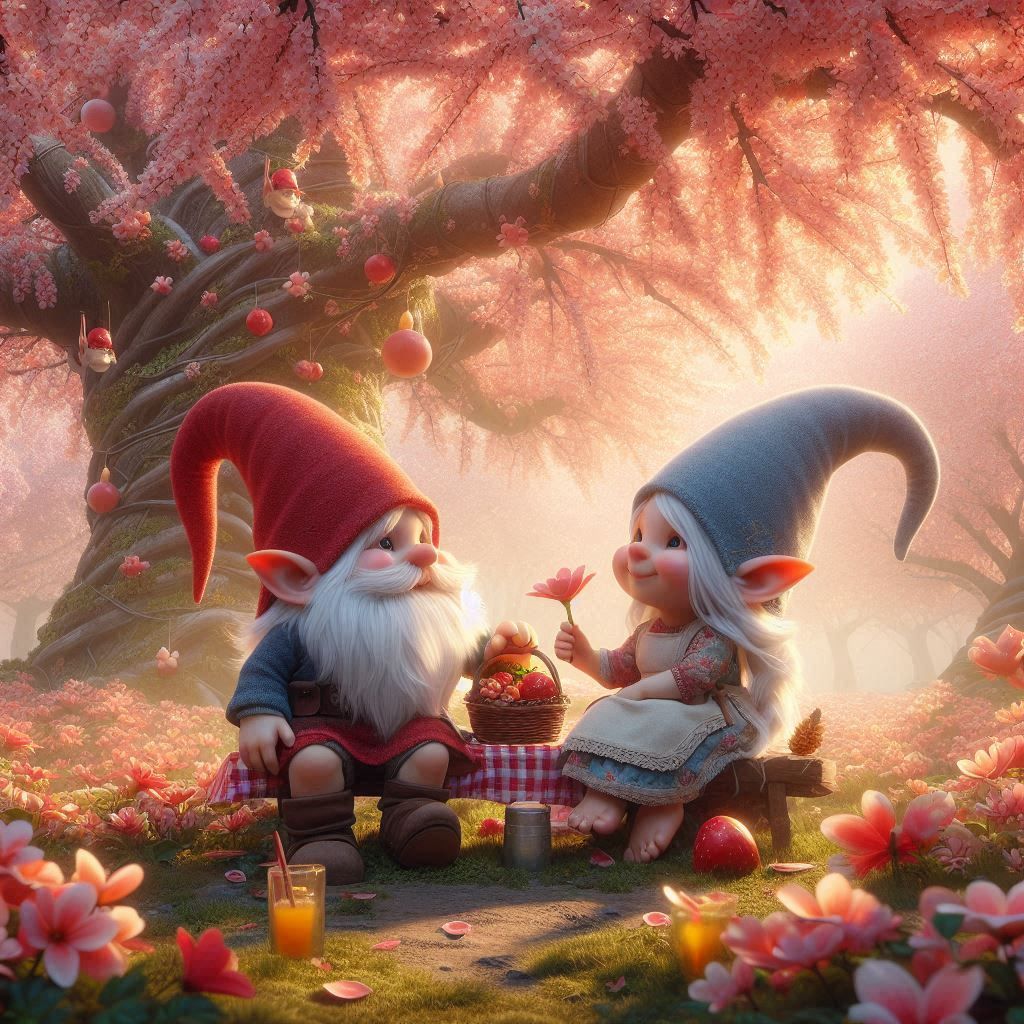 Gnome Picnic 3  by @Tyrion-Mioki