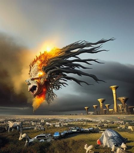 Surreal Stopmotion Procreation Scene in Occult Style