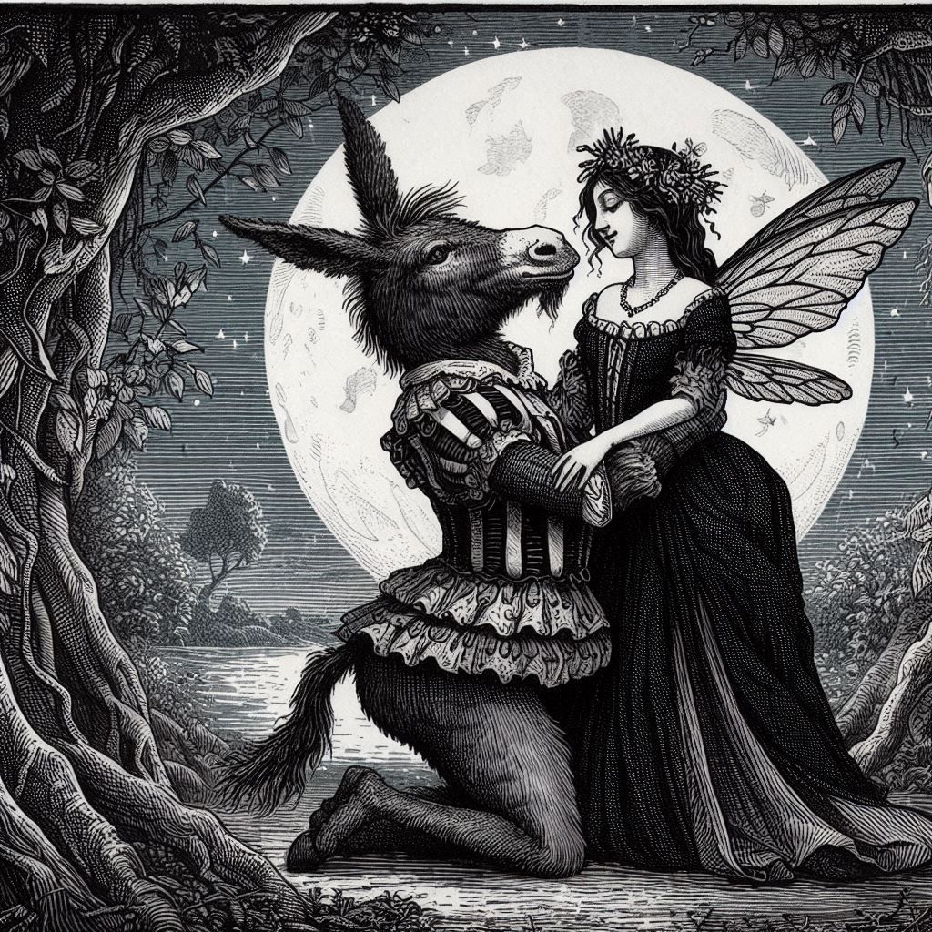 19th Century Illustration for Shakespeare's "A Midsummer's N...