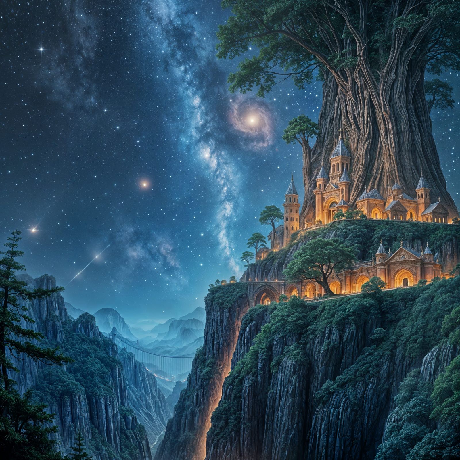 Tree City  by @Cabbits