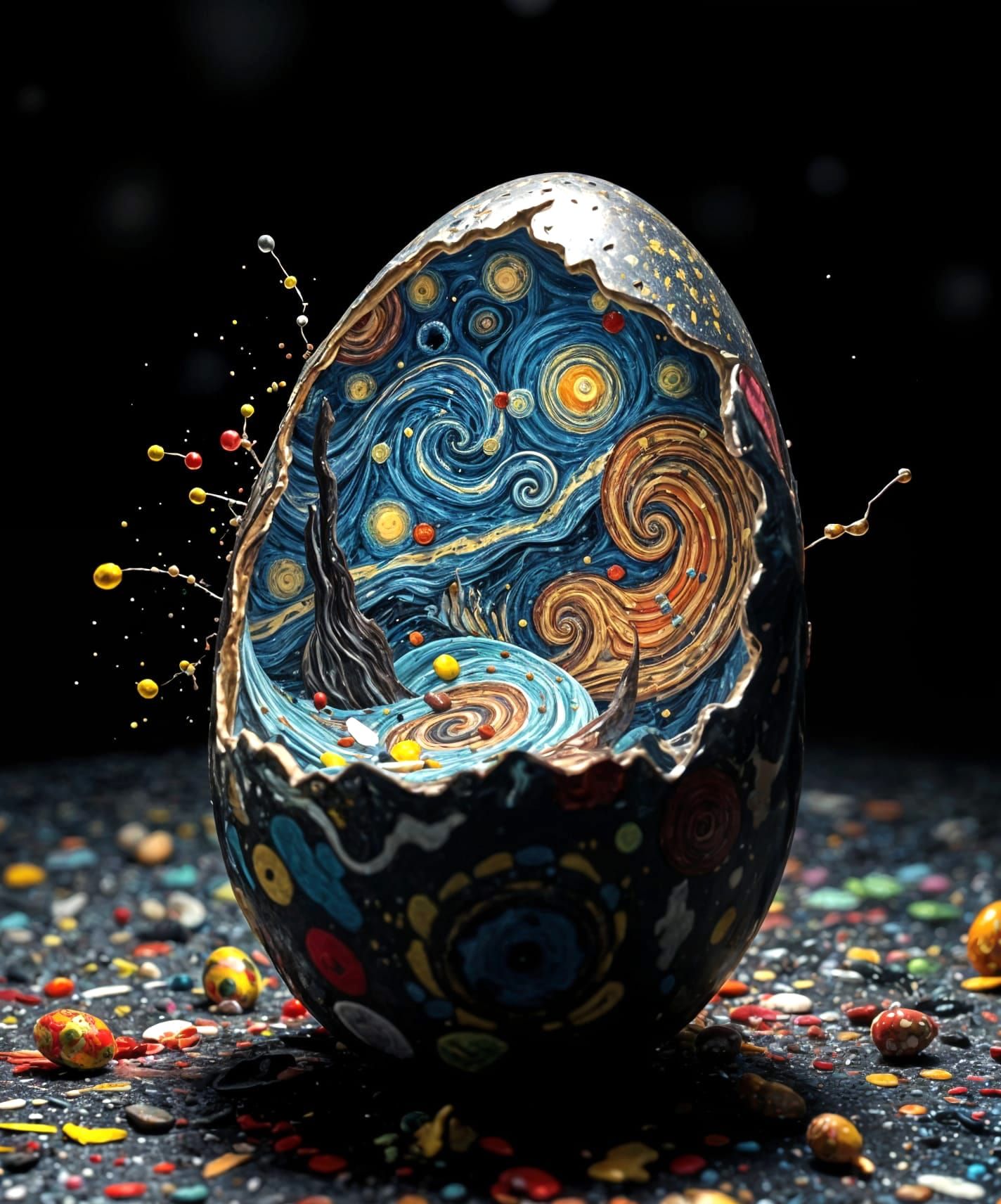 abstract egg  by @xandra