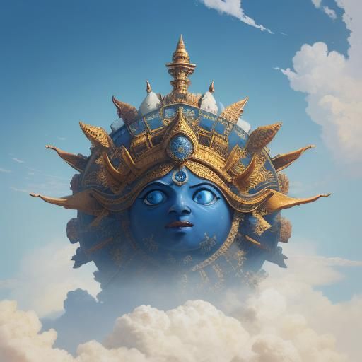 Indian vimana art concept 2 - AI Generated Artwork - NightCafe Creator