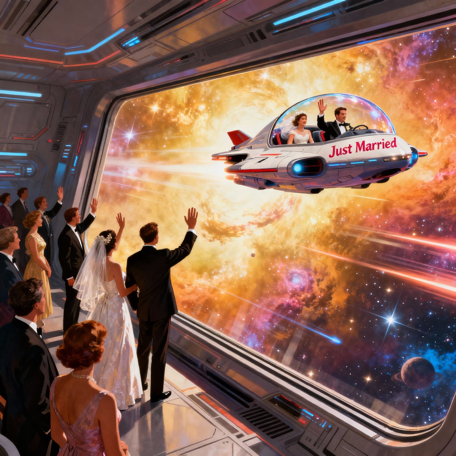 Be fruitful and multiply; Populate the universe abundantly and multiply in it  by @Charlie