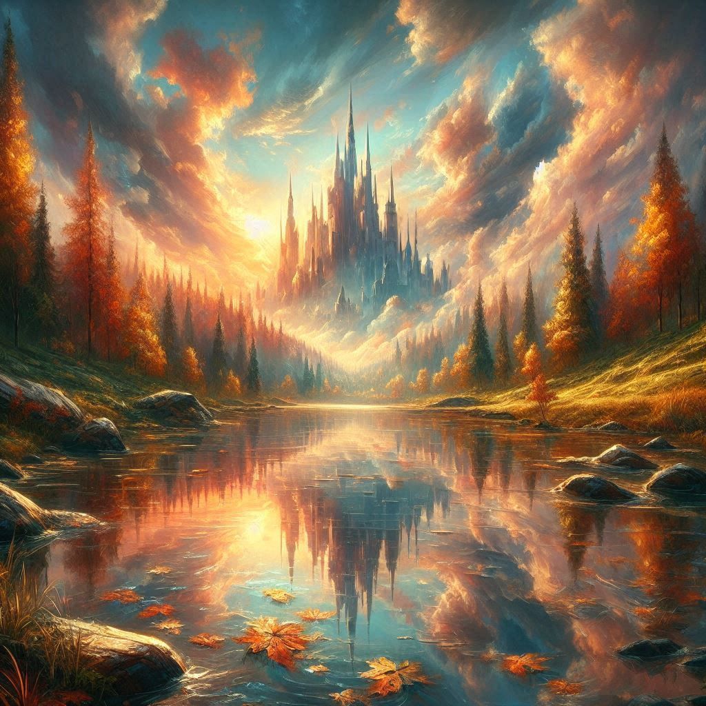 Paysage fantasy