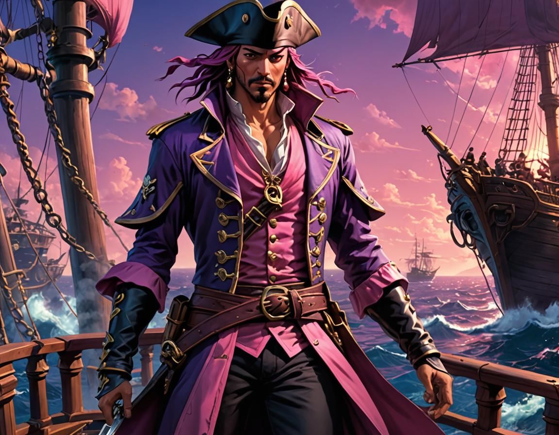 Captain Tyrian, pirate lord.