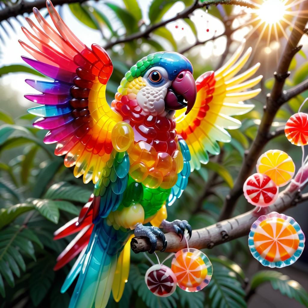 Jelly Parrot   by @Mulgar the Merciful 