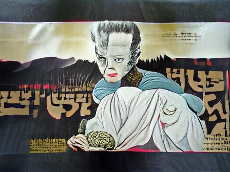 The Bride of Frankenstein movie poster Ukiyo-e