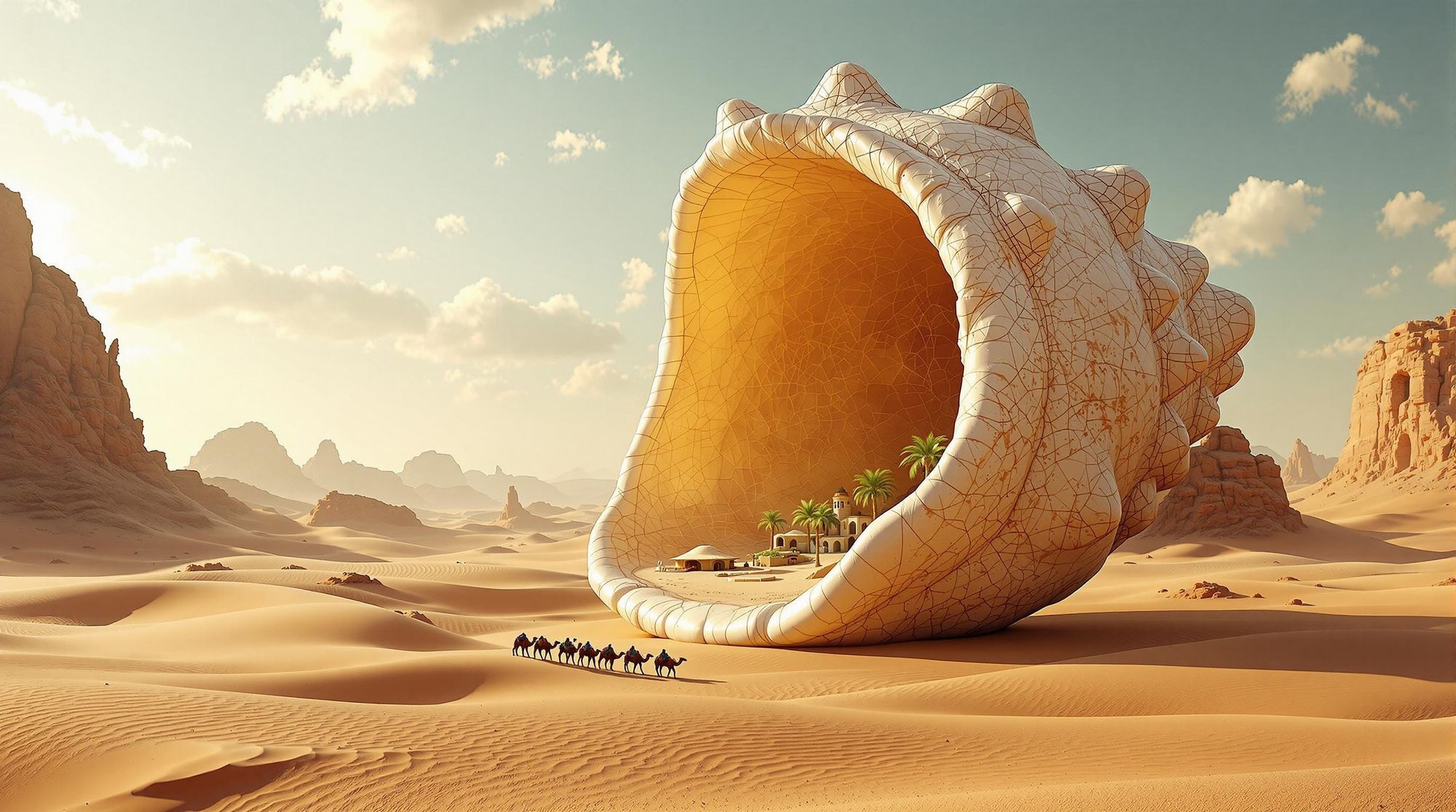 The Shell of Shifting Sands