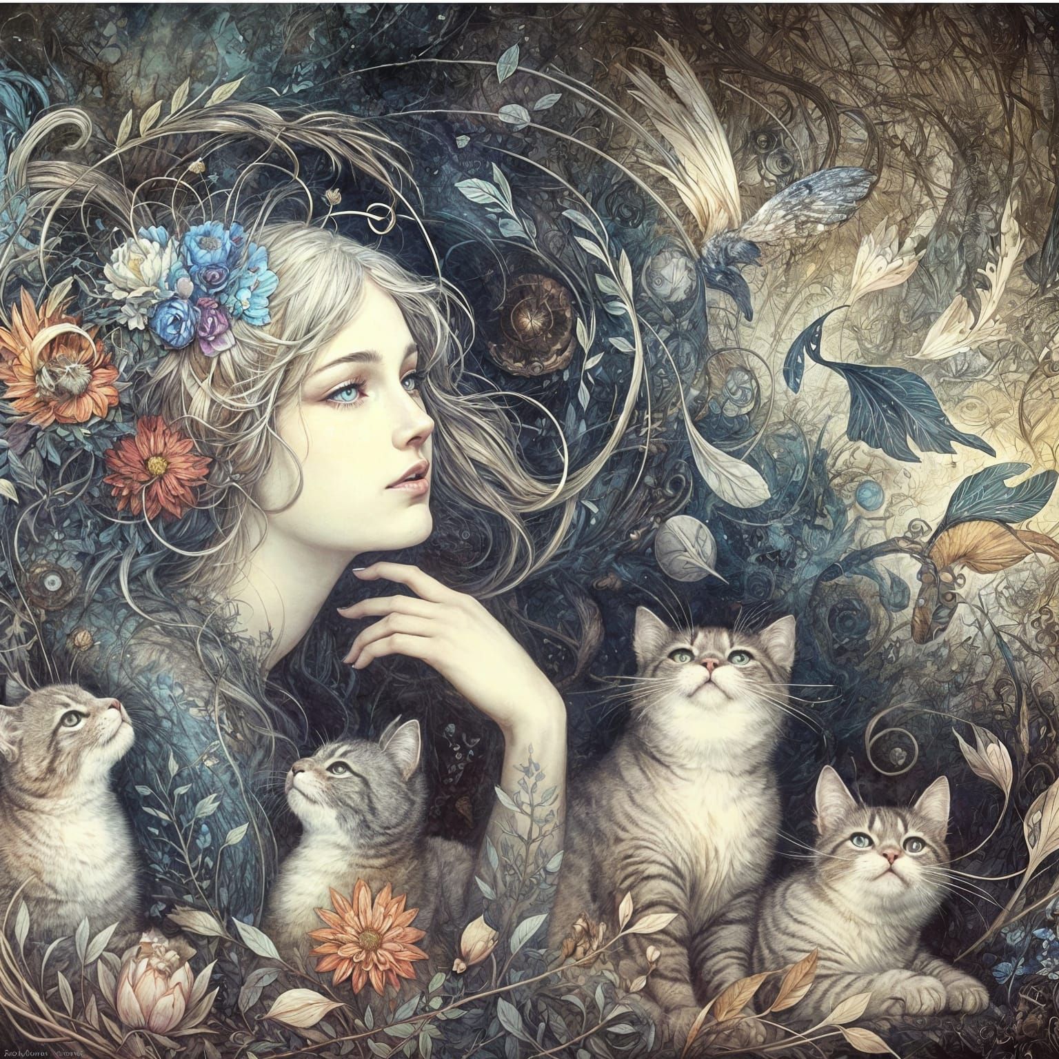 Childless Cat Lady   by @Sharon B