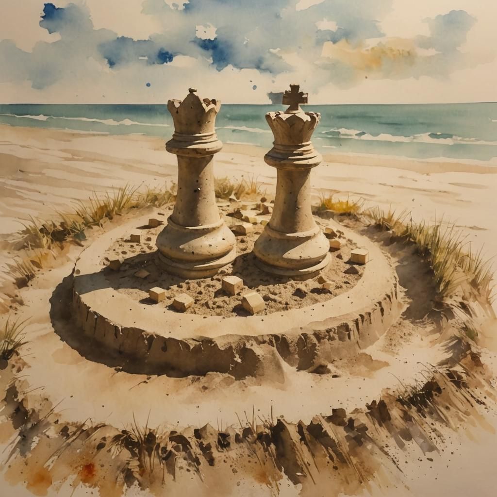 "Sand Castle"  by @Zabrie