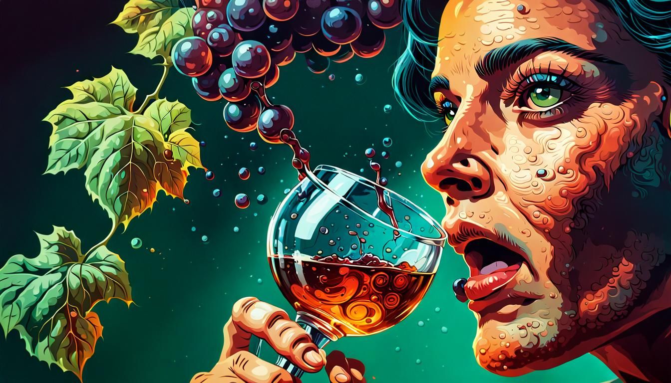 You and I  drink the  poison from. The same vine.