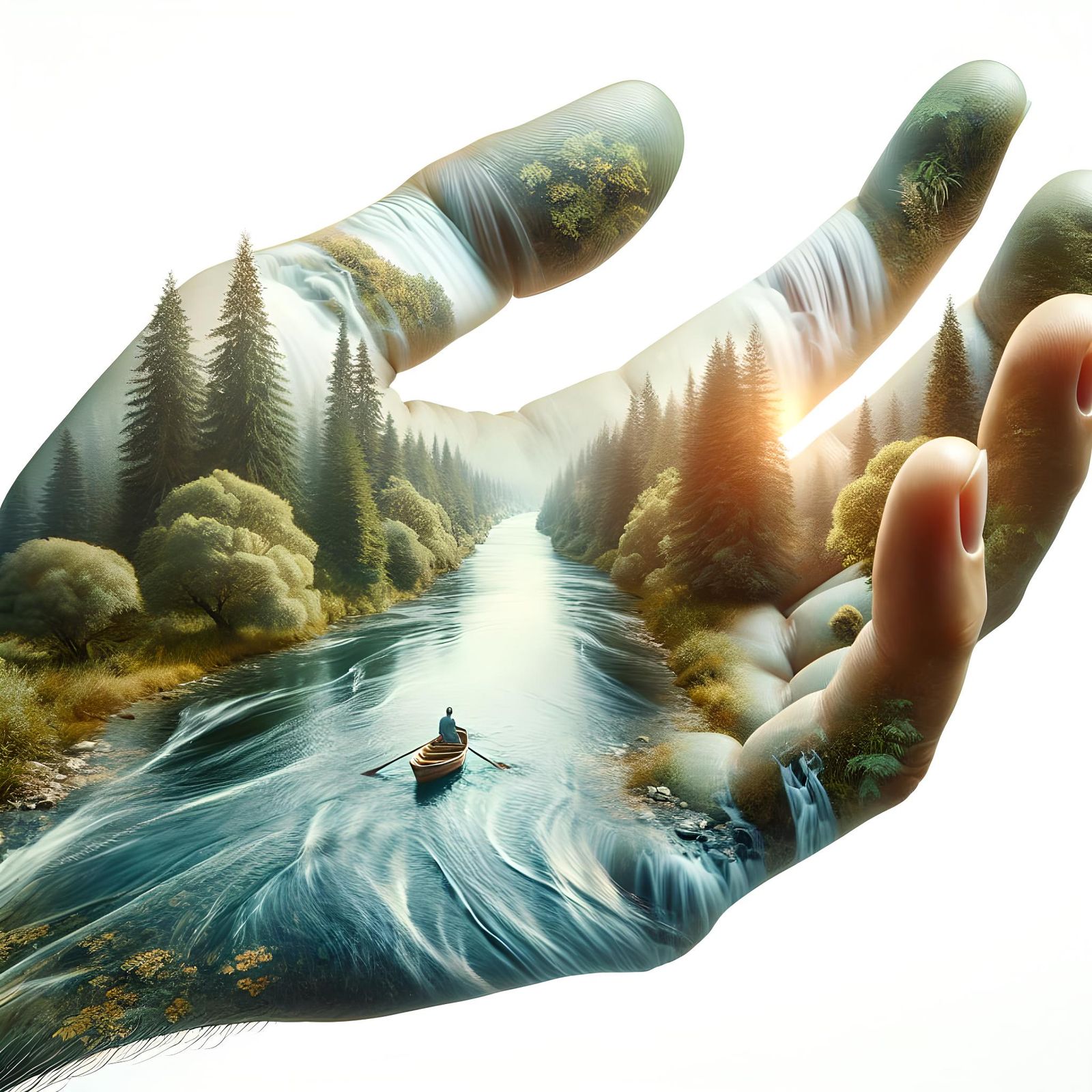 The River on Hand  by @EveCrowe