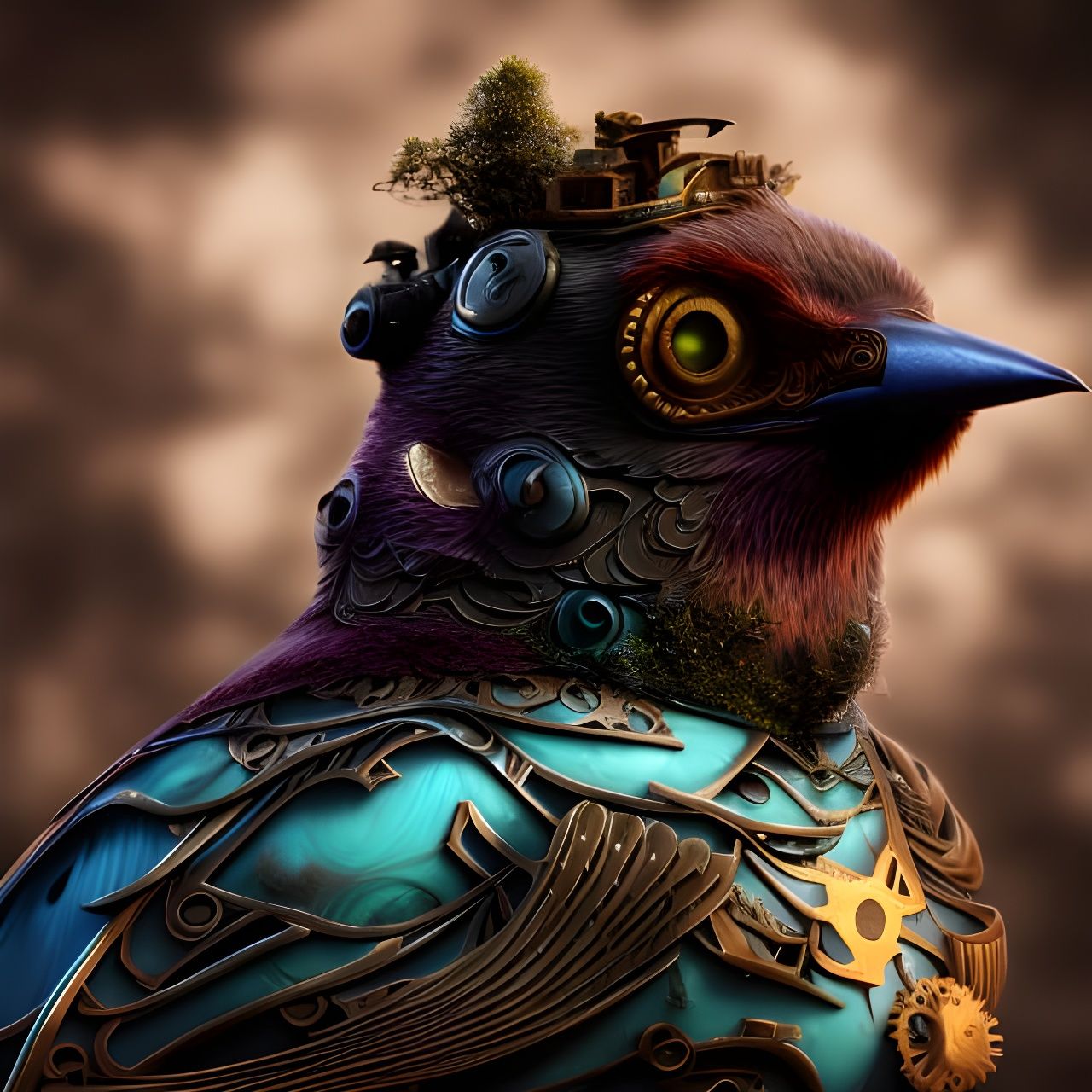 Mechanical Birdie   by @freki