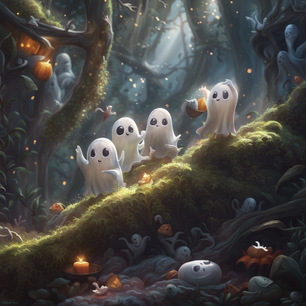 Inside the Ghost forrest  by @Ailis