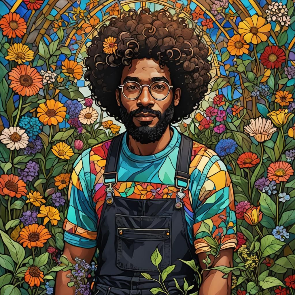 Self portrait. 1 of 4.