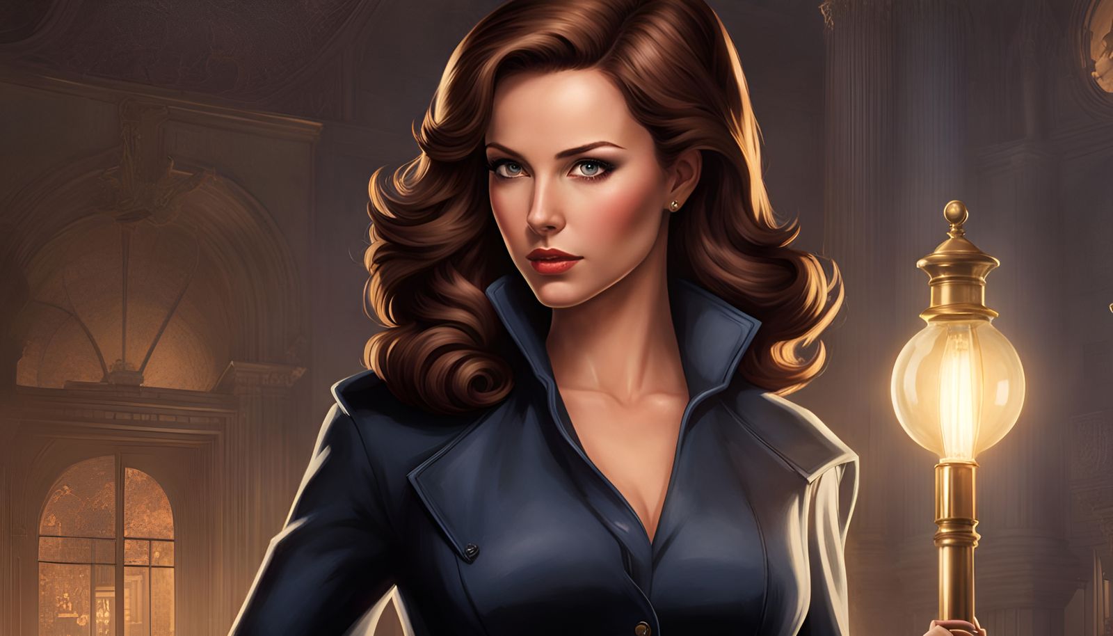 shirtless Detective Stacy had always been fascinated by myst...