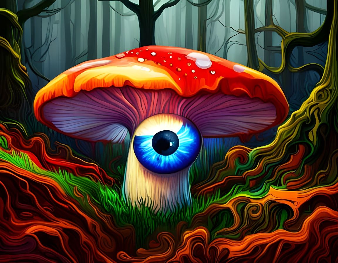 Enchanted Mushroom Forest - AI Generated Artwork - NightCafe Creator