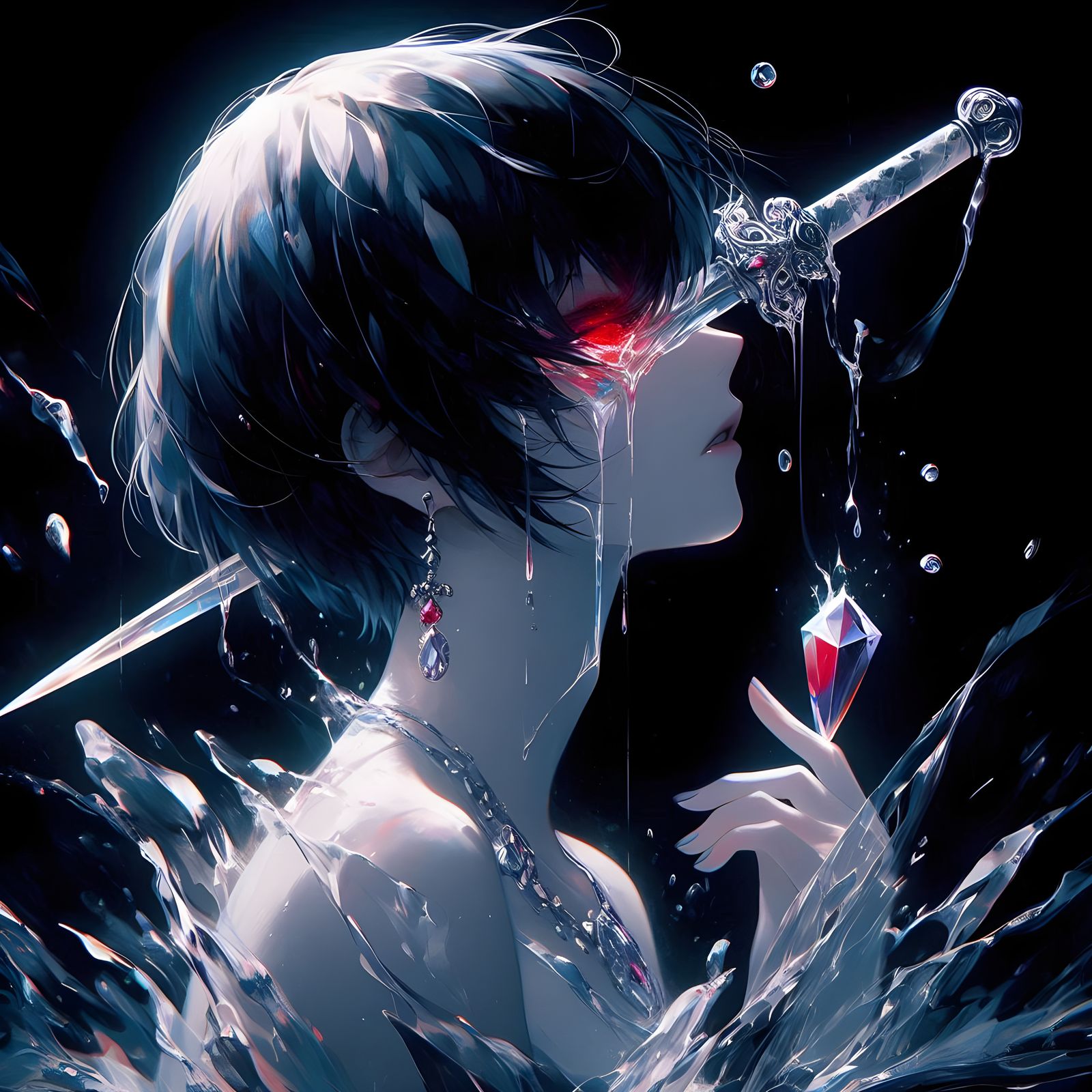 The stab hurt so good, I slid the knife even deeper.