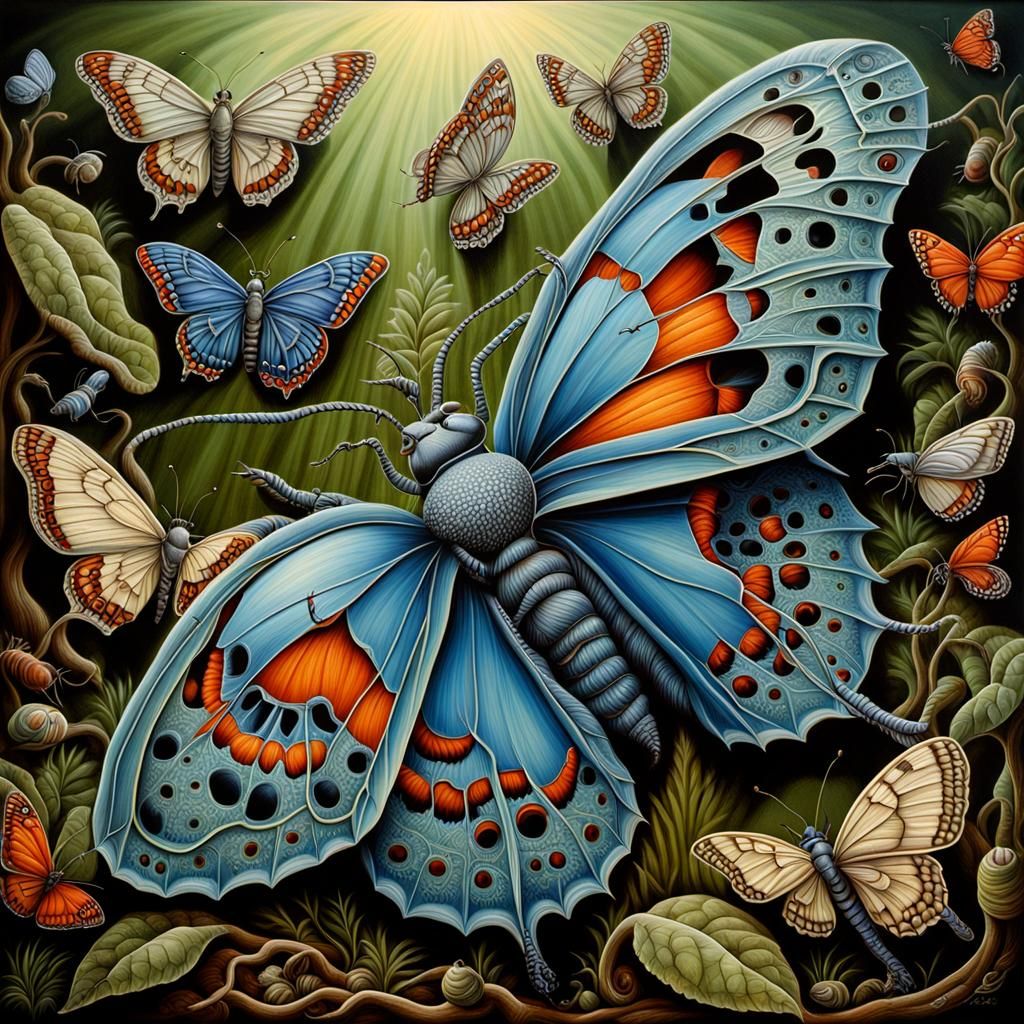 Butterflies - AI Generated Artwork - NightCafe Creator