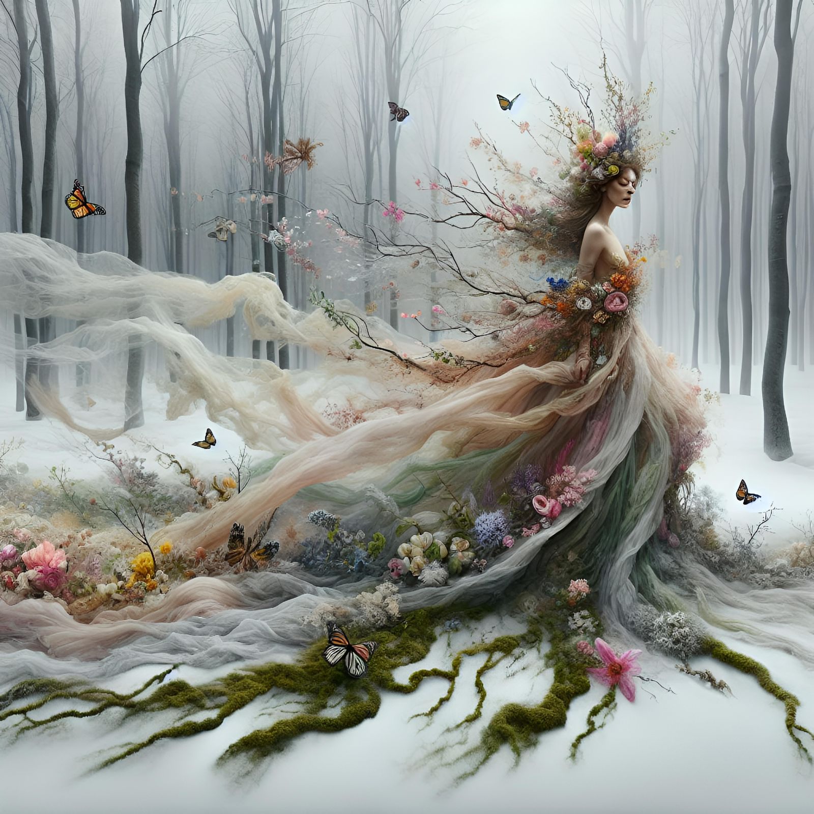 Eostre, goddess of spring  by @TheFellowship