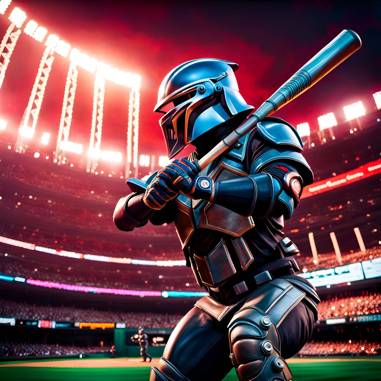 Hey! Batter-Batter-Batter-SWING! - AI Generated Artwork - NightCafe Creator