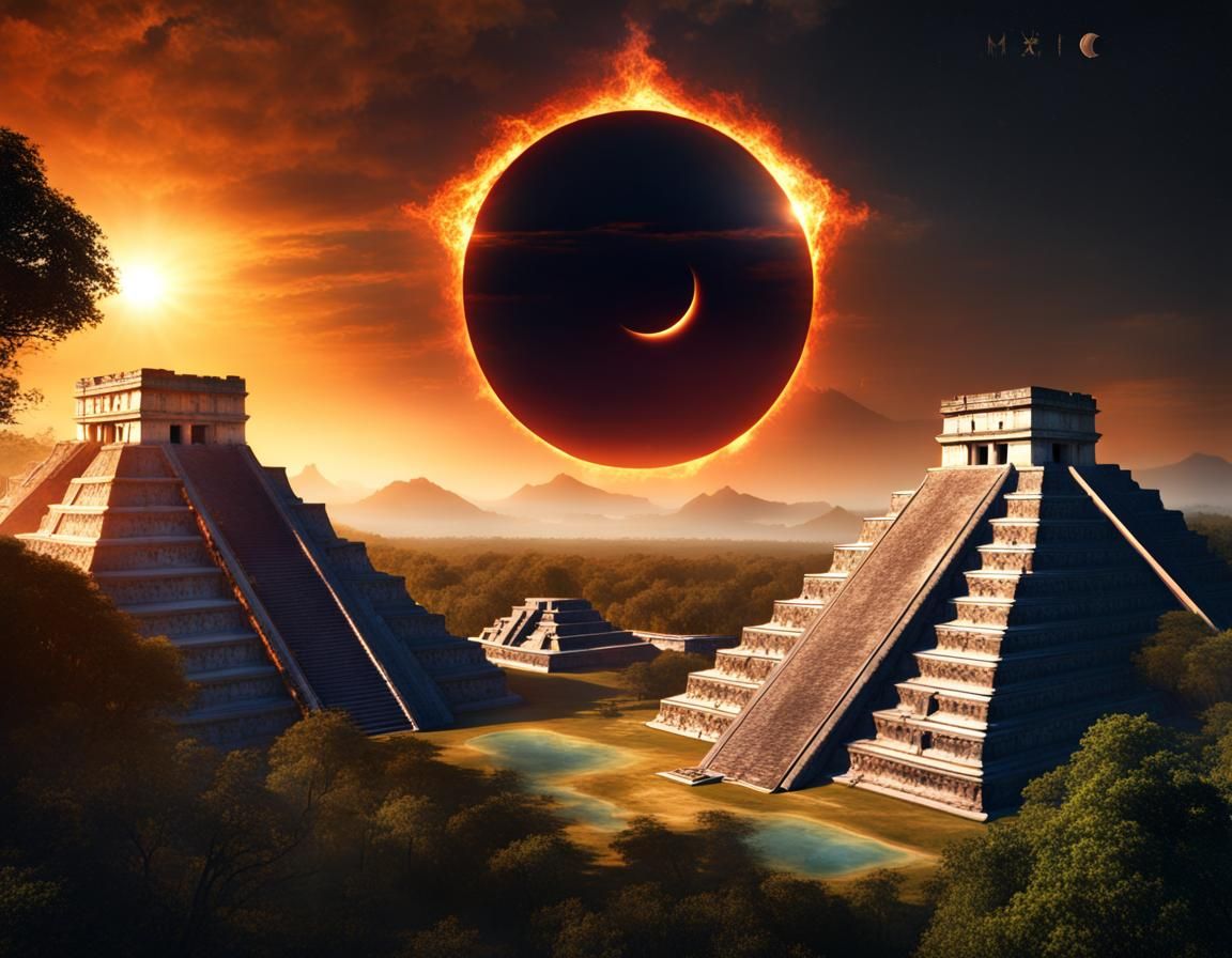 Soular Eclipse Ring of Fire Mexico - AI Generated Artwork - NightCafe ...