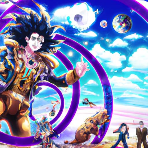 Star Platinum The World: Anime Style Key Visual