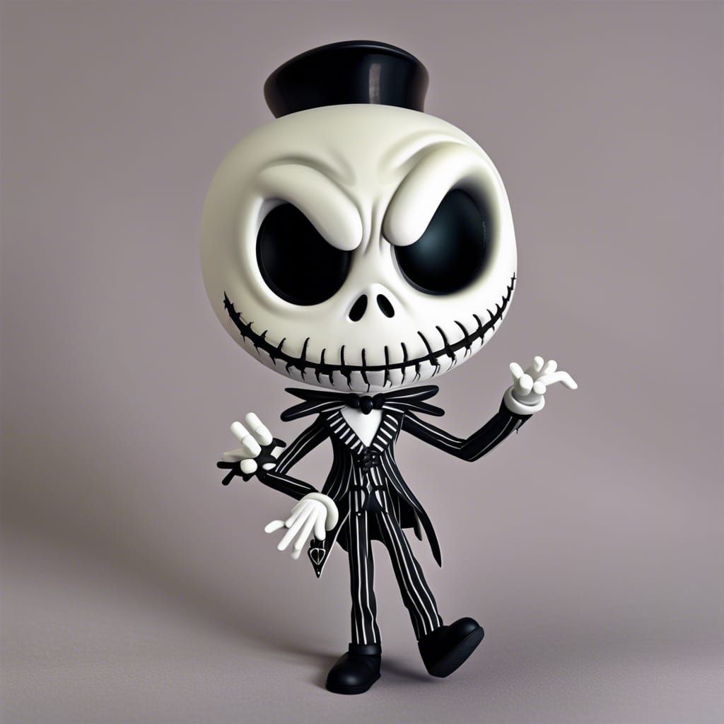 Bobble Head Jack Skellington The Nightmare - AI Generated Artwork ...