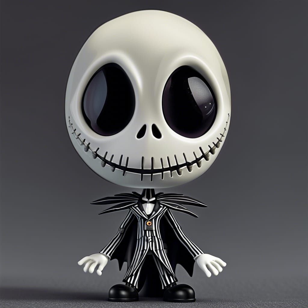 Bobble Head Jack Skellington The Nightmare - AI Generated Artwork ...