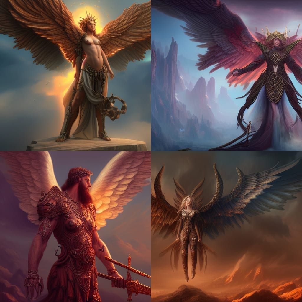 gods strongest angel - AI Generated Artwork - NightCafe Creator