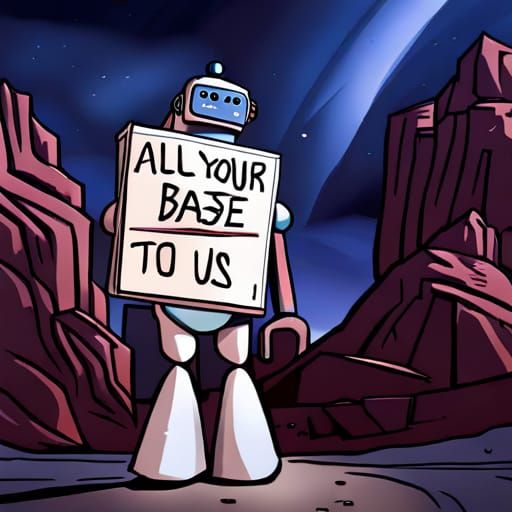AI Robot finally shortening meme...