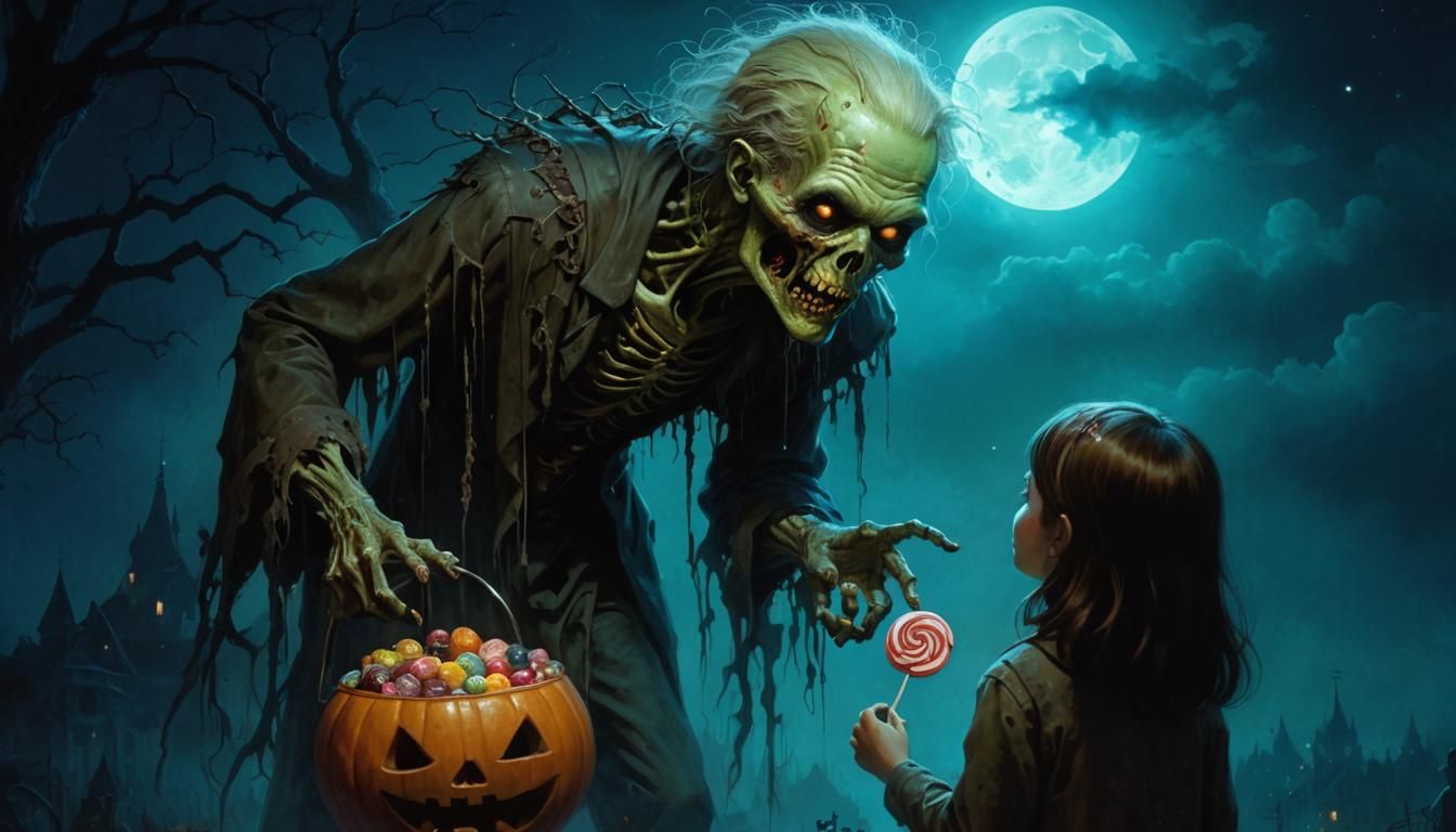 Trick-or-Treat, where's your costume, child? -- Dude, it's n...