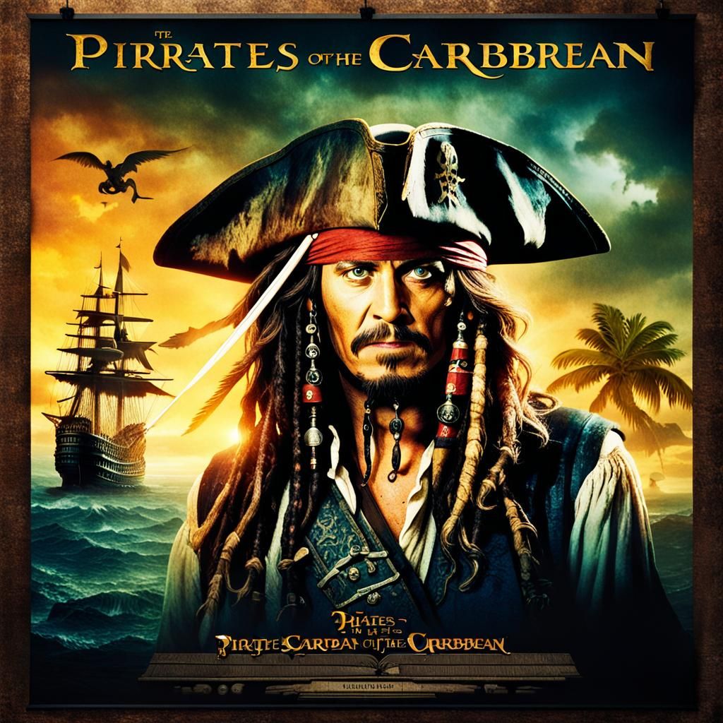 Pirates of the caribbean movie poster