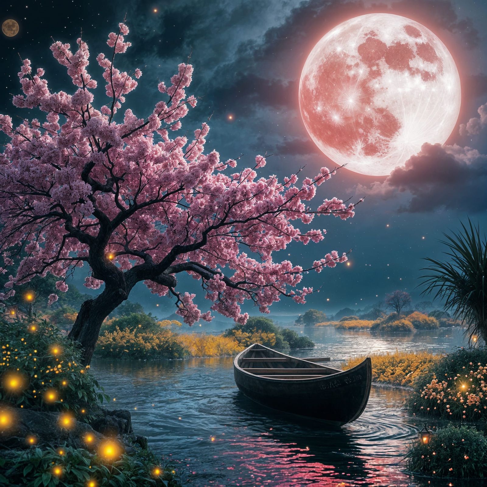 Cherry Blossom Serenity  by @Artificial Artistry