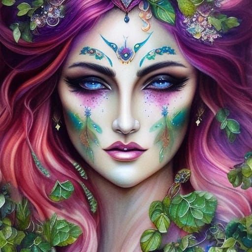 Floral Dryads Ai Generated Artwork Nightcafe Creator 1809