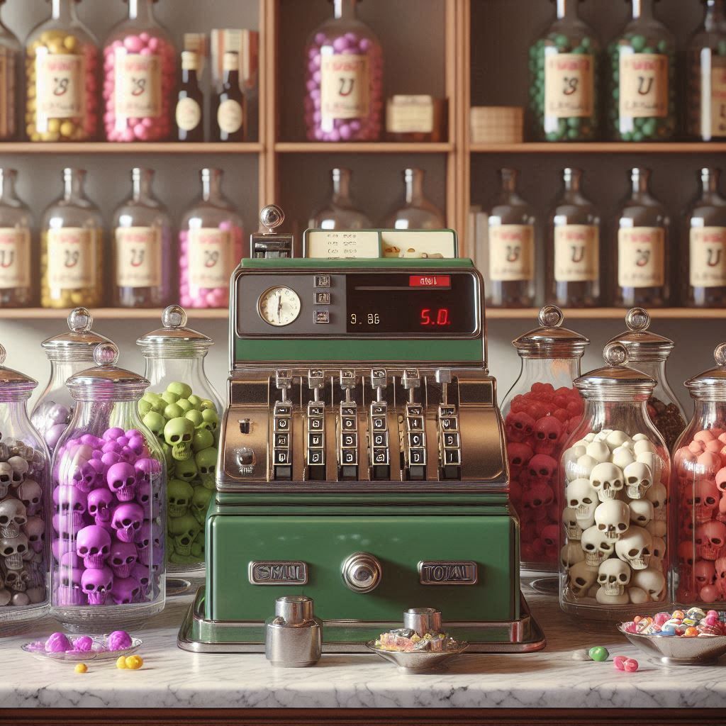 A vintage sweet shop