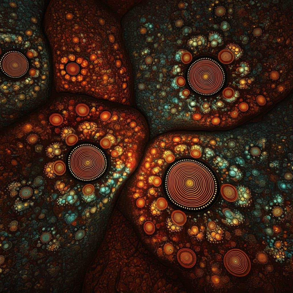 Cosmic Rock Painting