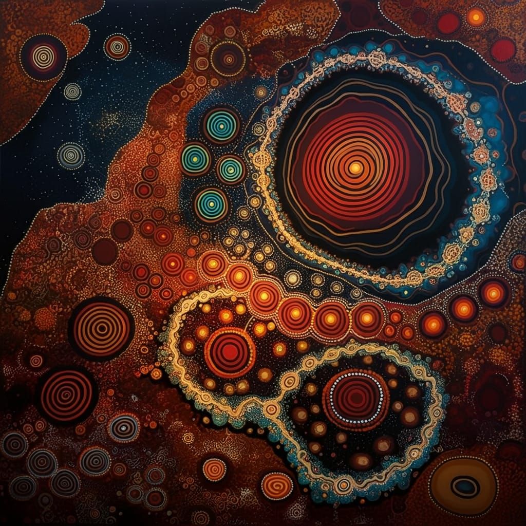 Cosmic Rock Painting