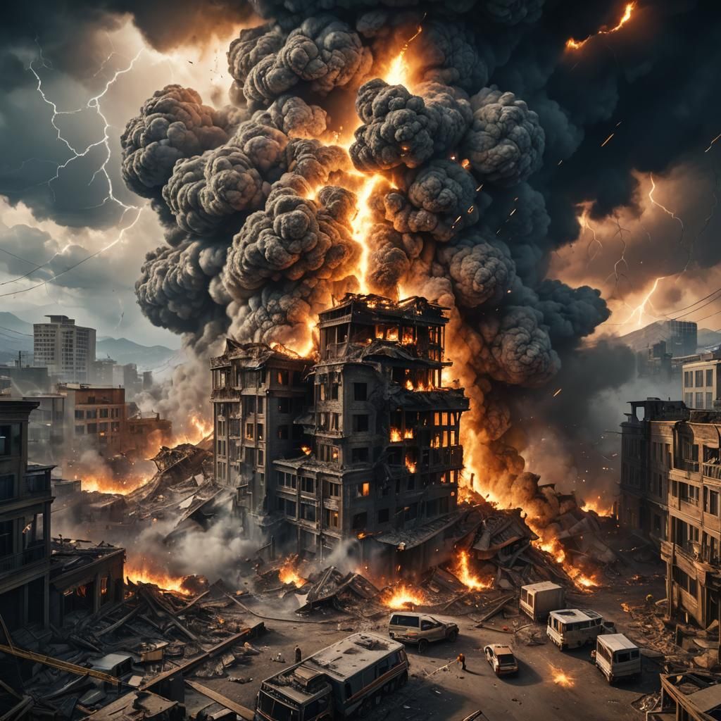 The Big One! Earthquake!   by @Neosymbionic
