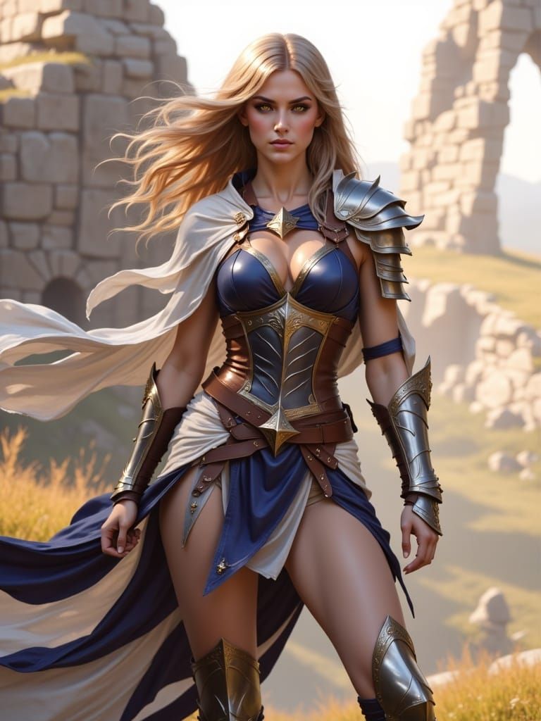 <lora:Empathy:1.0> high fantasy character art, full body, beautiful woman, soft features, striking yellow eyes, short eyelashes, long straig...